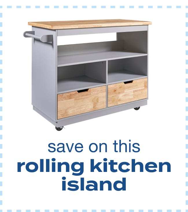 Rolling Kitchen Island With Storage