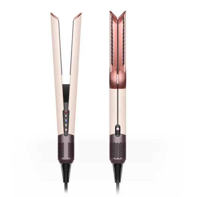 Dyson Airstrait straightener in Ceramic pink and rose gold