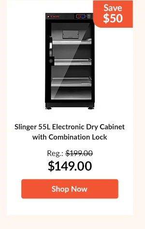 Slinger 55L Electronic Dry Cabinet with Combination Lock