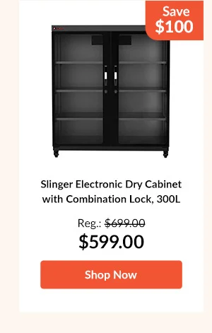 Slinger Electronic Dry Cabinet with Combination Lock, 300L