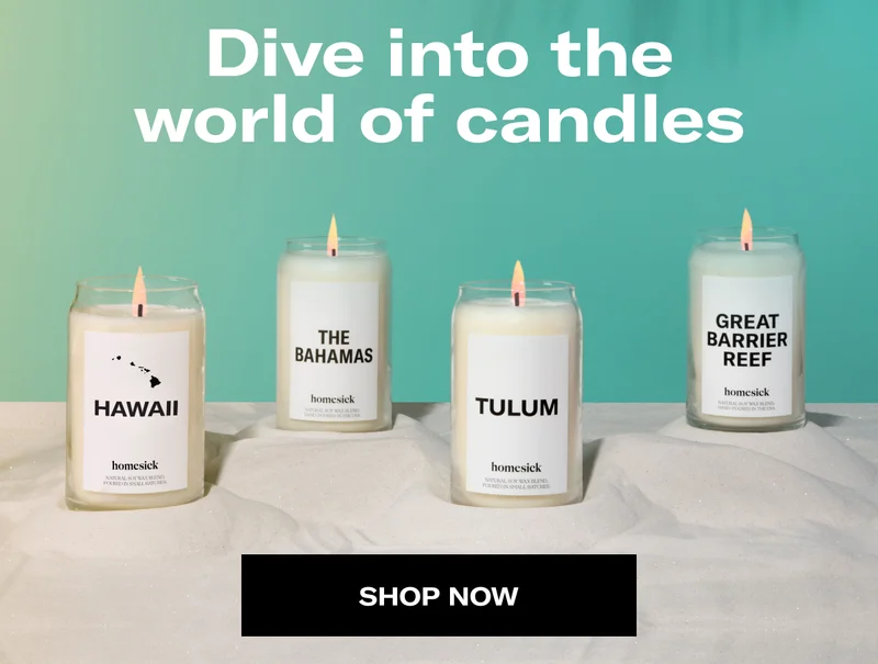Dive into the world of candles | Shop Now