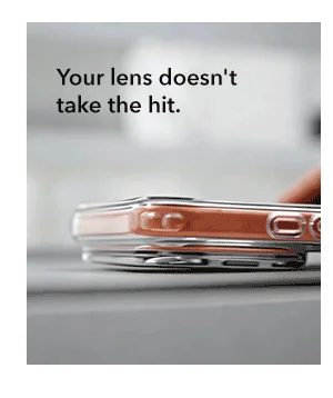 Your lens doesn't take the hit.
