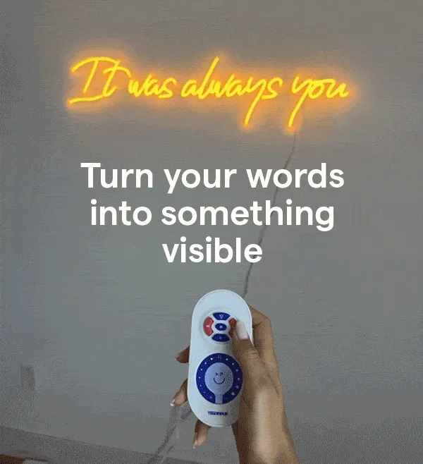 Turn your words into something visible