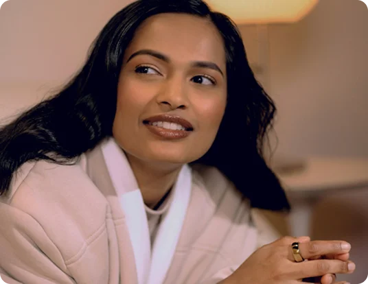 Person wearing Oura Ring