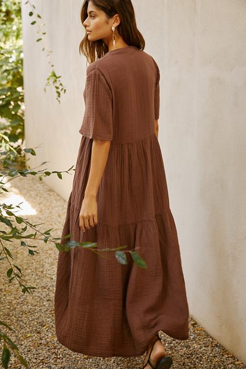 The Kallie Flowy Maxi Dress