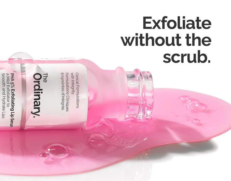 New: PHA 5% Exfoliating Lip Serum.