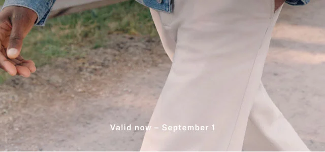 Valid in stores now - September 1