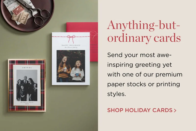 Shop Holiday Cards(Anything-But-Ordinary Cards)