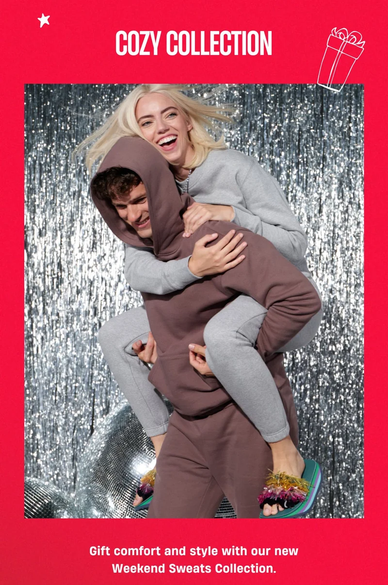 Cozy Collection | Gift comfort and style with our new Weekend Sweats Collection. Cozy Collection | Gift comfort and style with our new Weekend Sweats Collection.