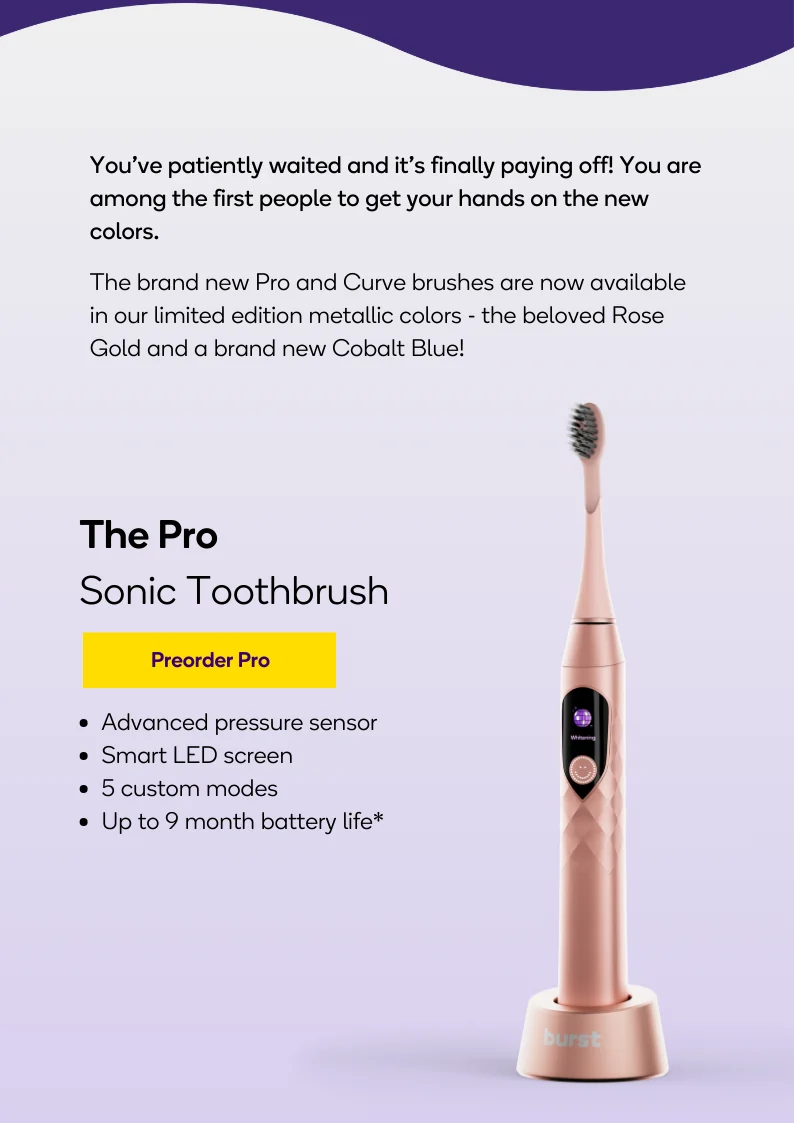 The Pro Sonic Toothbrush - Preorder Pro