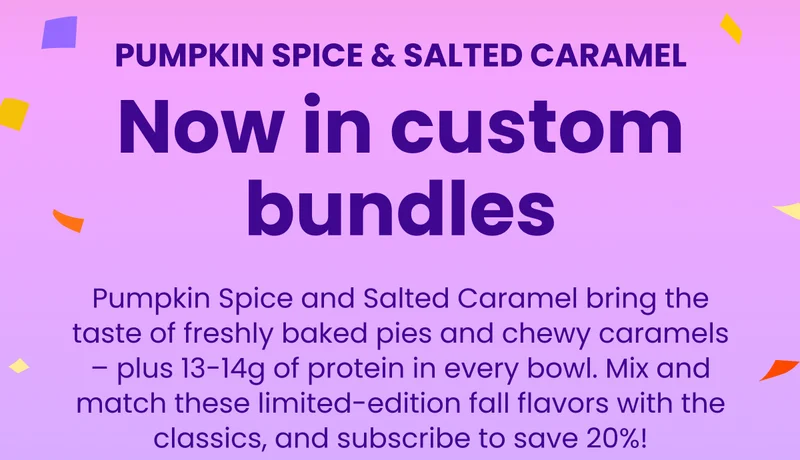 Pumpkin Spice & Salted Caramel - now in custom bundles