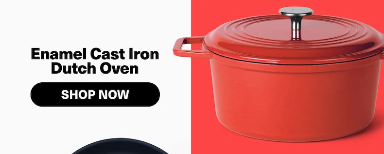 Enameled Cast Iron Cutch Oven