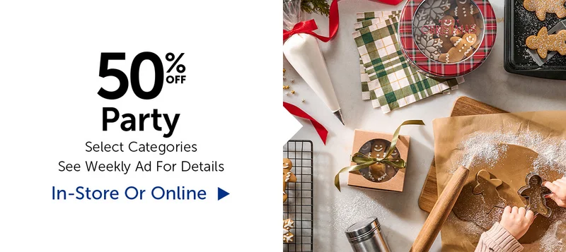 50% Off Party - Select Categories