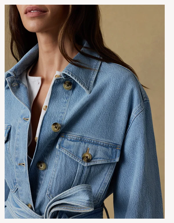Solstice Denim Safari Jacket