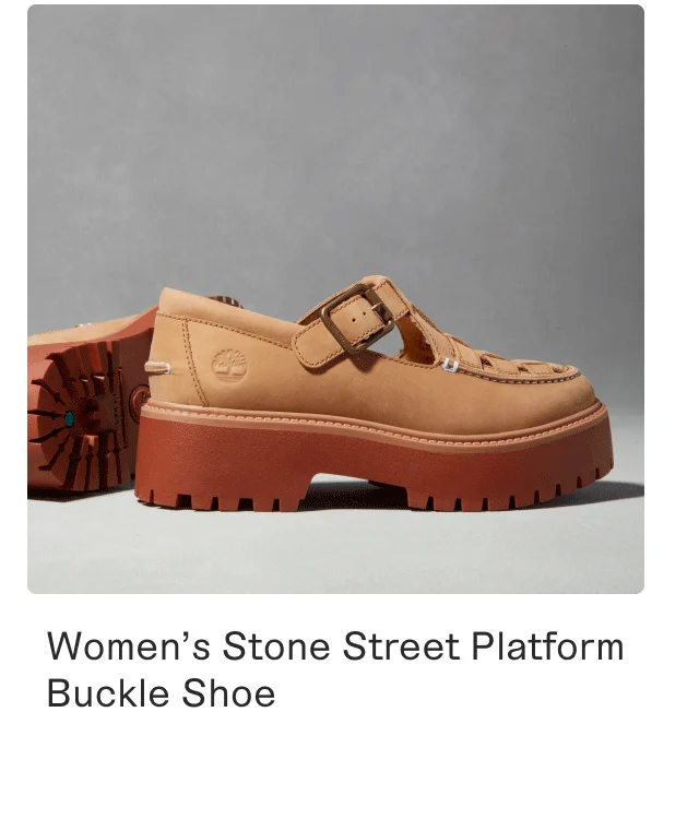 Women's Stone Street Platform Buckle Shoe