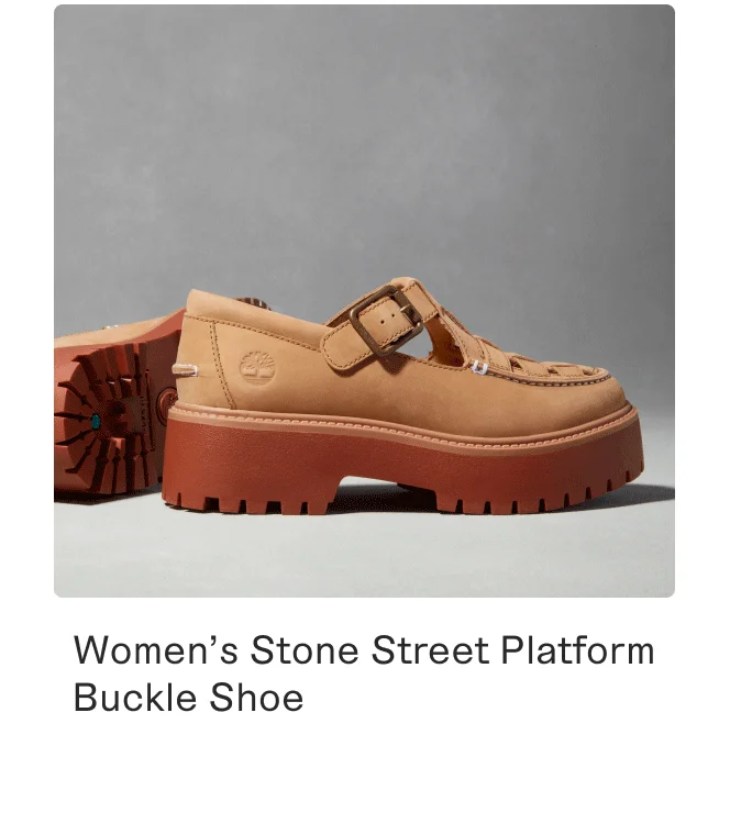 Women's Stone Street Platform Buckle Shoe