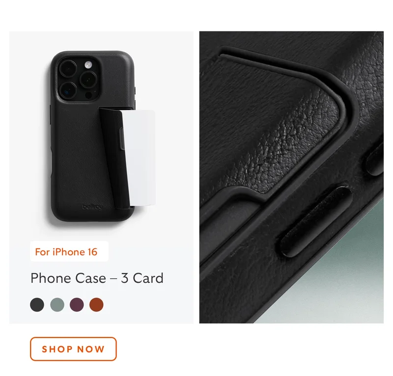 Phone Case – 3 Card For iPhone 16