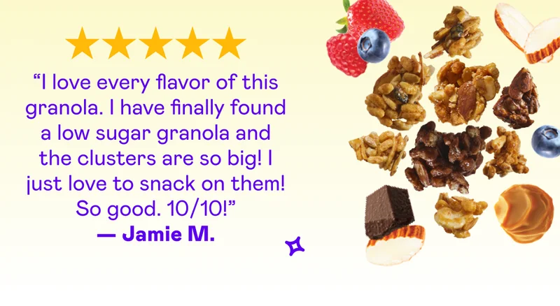 I love every flavor of this granola