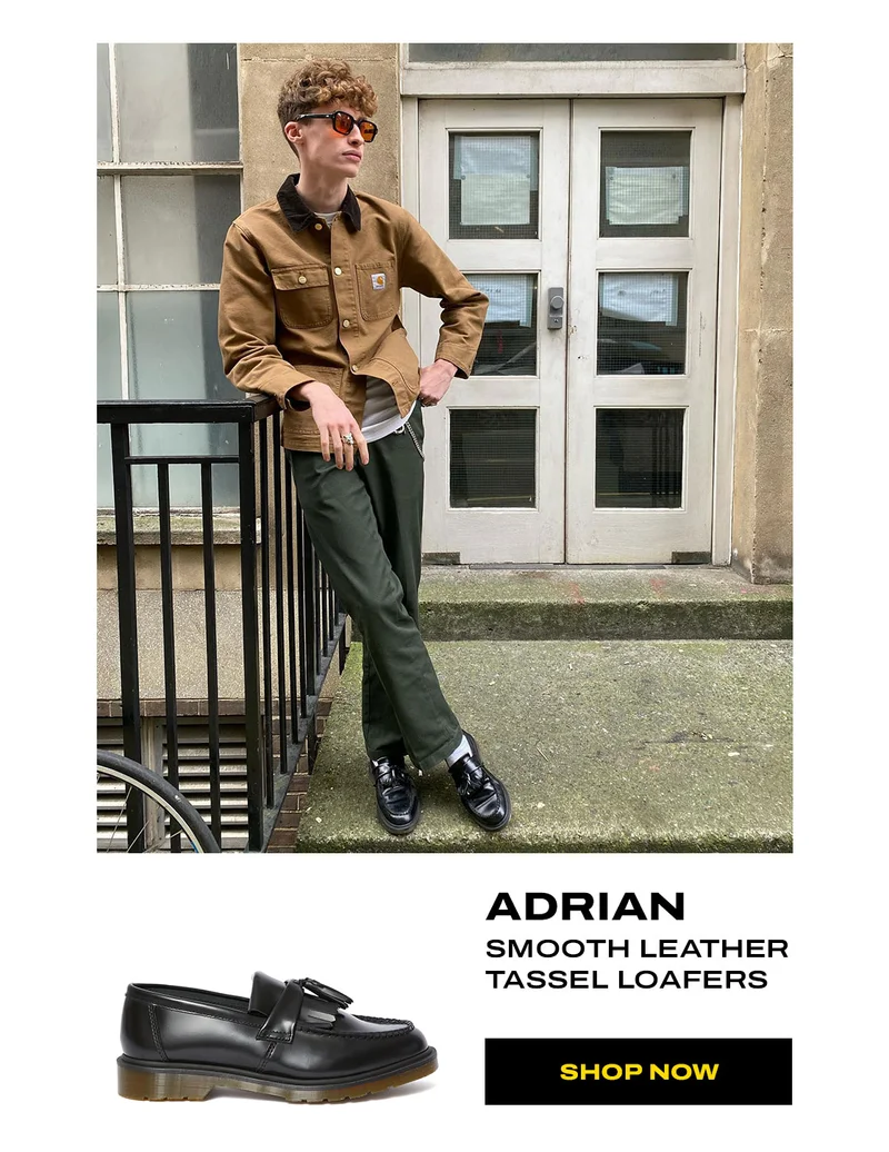 Adrian Smooth Leather Tassel Loafers