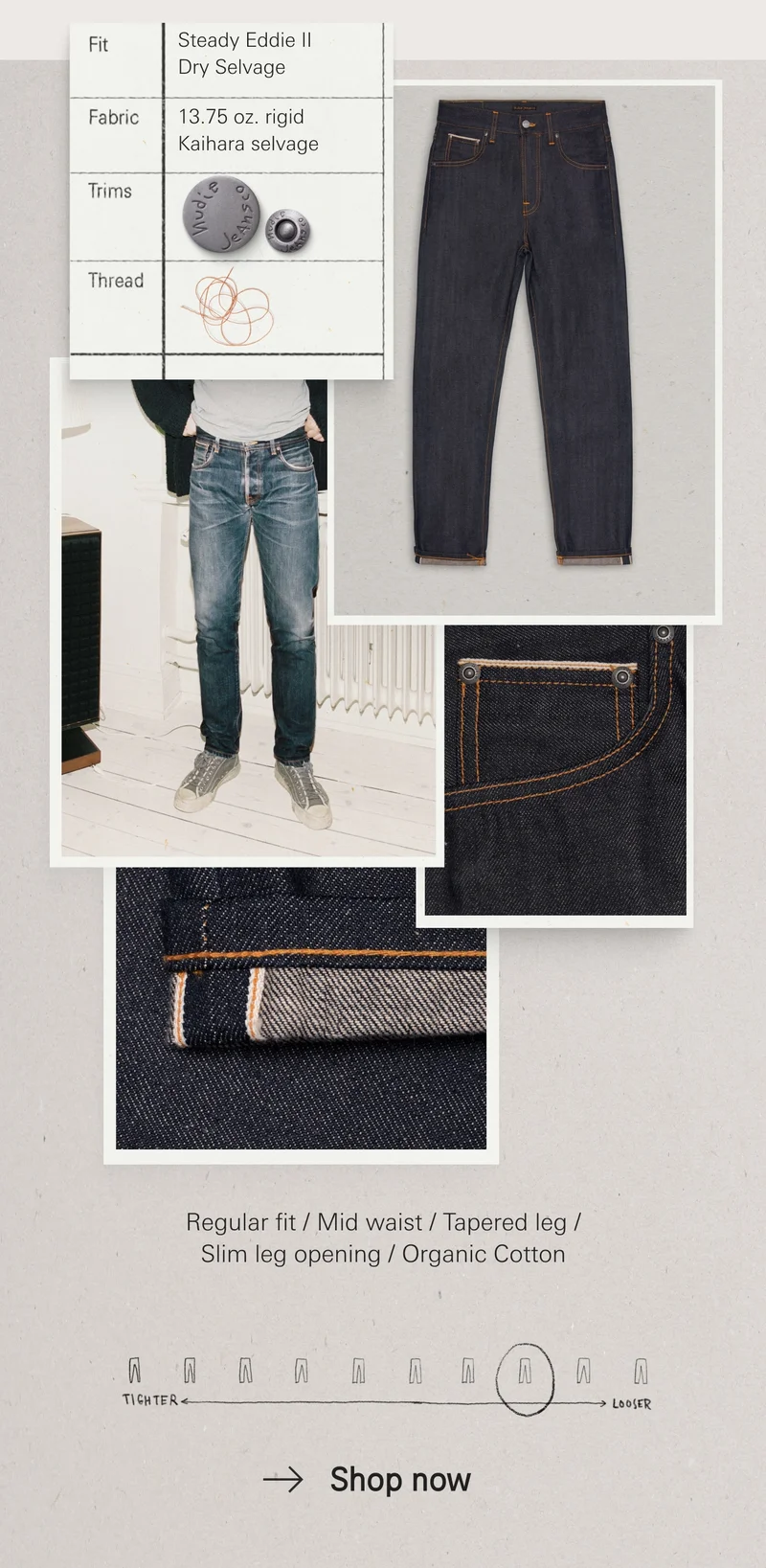 Steady Eddie II Dry Selvage