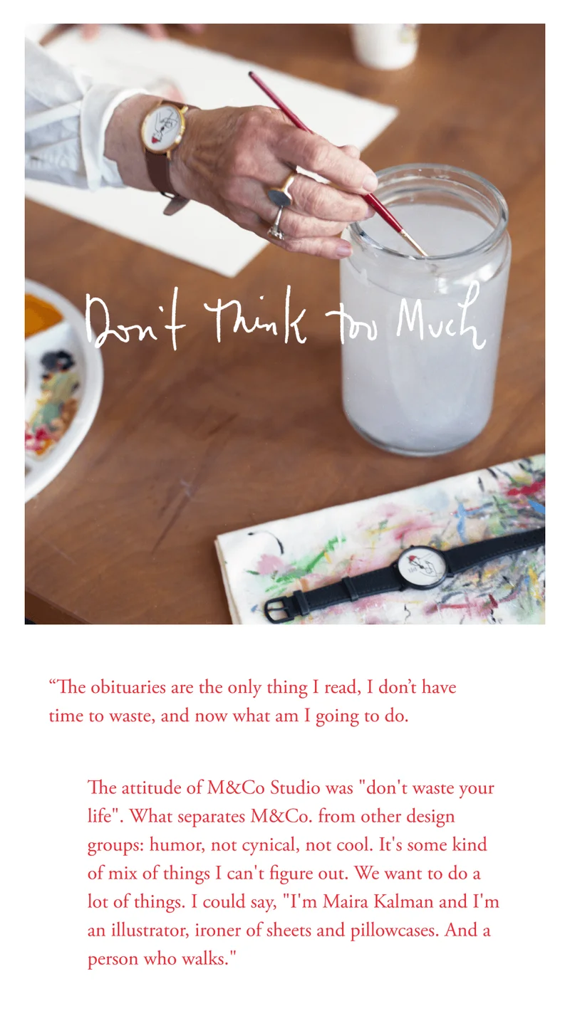 Don't Think Too Much