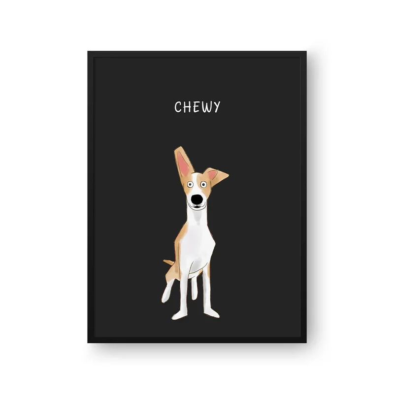 Image of Funny Pet Cartoon Art Print - One Pet