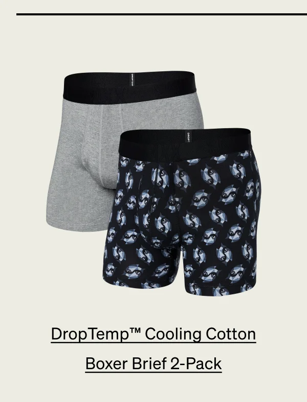 DropTemp™ Cooling Cotton 2-Pack Boxer Brief