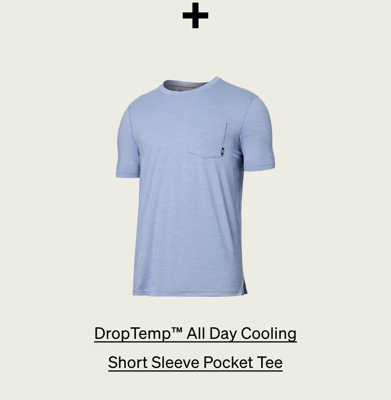 DropTemp™ All Day Cooling Short Sleeve Crew
