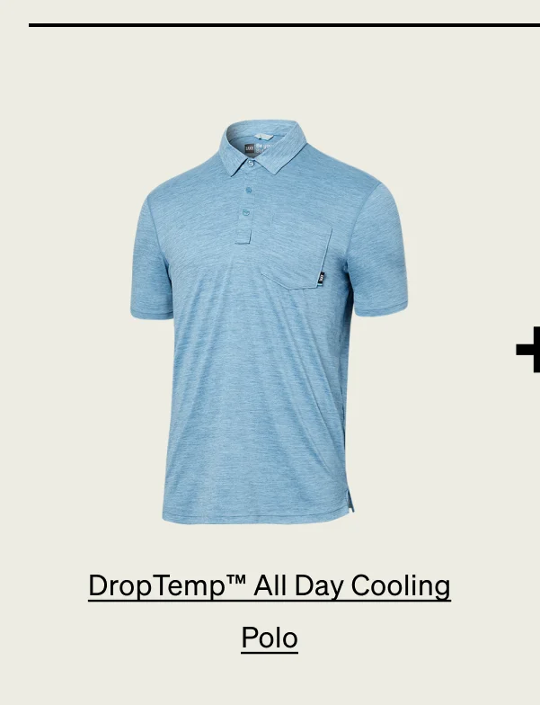 DropTemp™ All Day Cooling Short Sleeve Polo