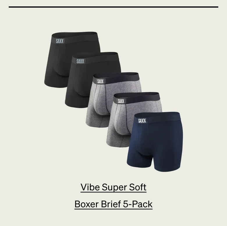 Vibe 5-Pack Super Soft Boxer Brief