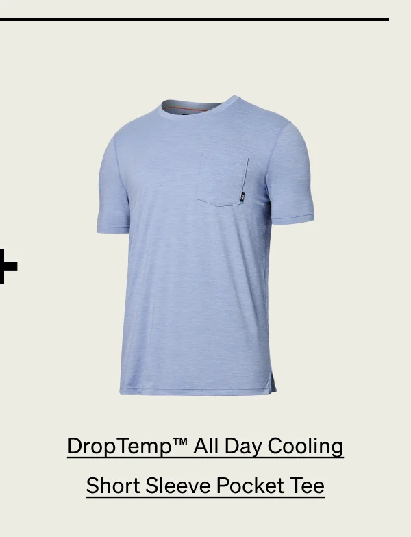 DropTemp™ All Day Cooling Short Sleeve Crew