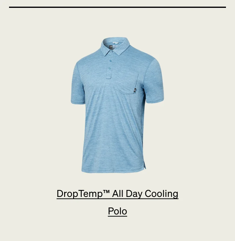DropTemp™ All Day Cooling Short Sleeve Polo