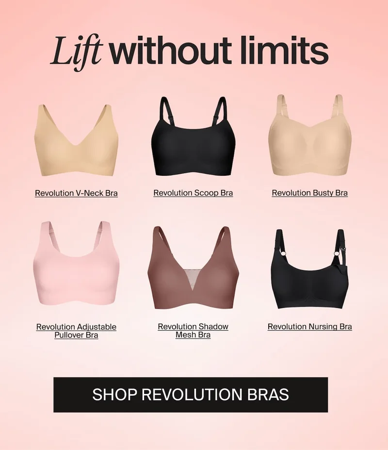 Life without limits. SHOP REVOLUTION BRAS