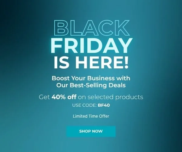 Black Friday Is Here! Get 40% OFF on selected products!