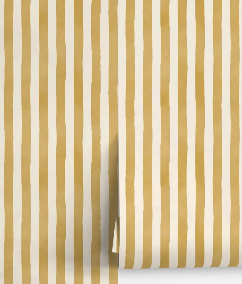 Shop Painterly Stripe Wallpaper
