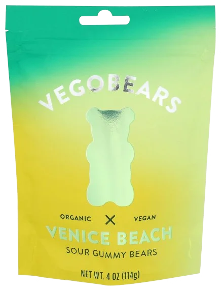 Image of Vegobears Lemon Apple Sour Gummy Bears
