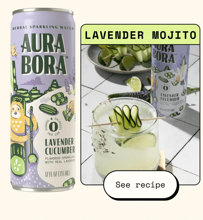 aura bora lavender mojito