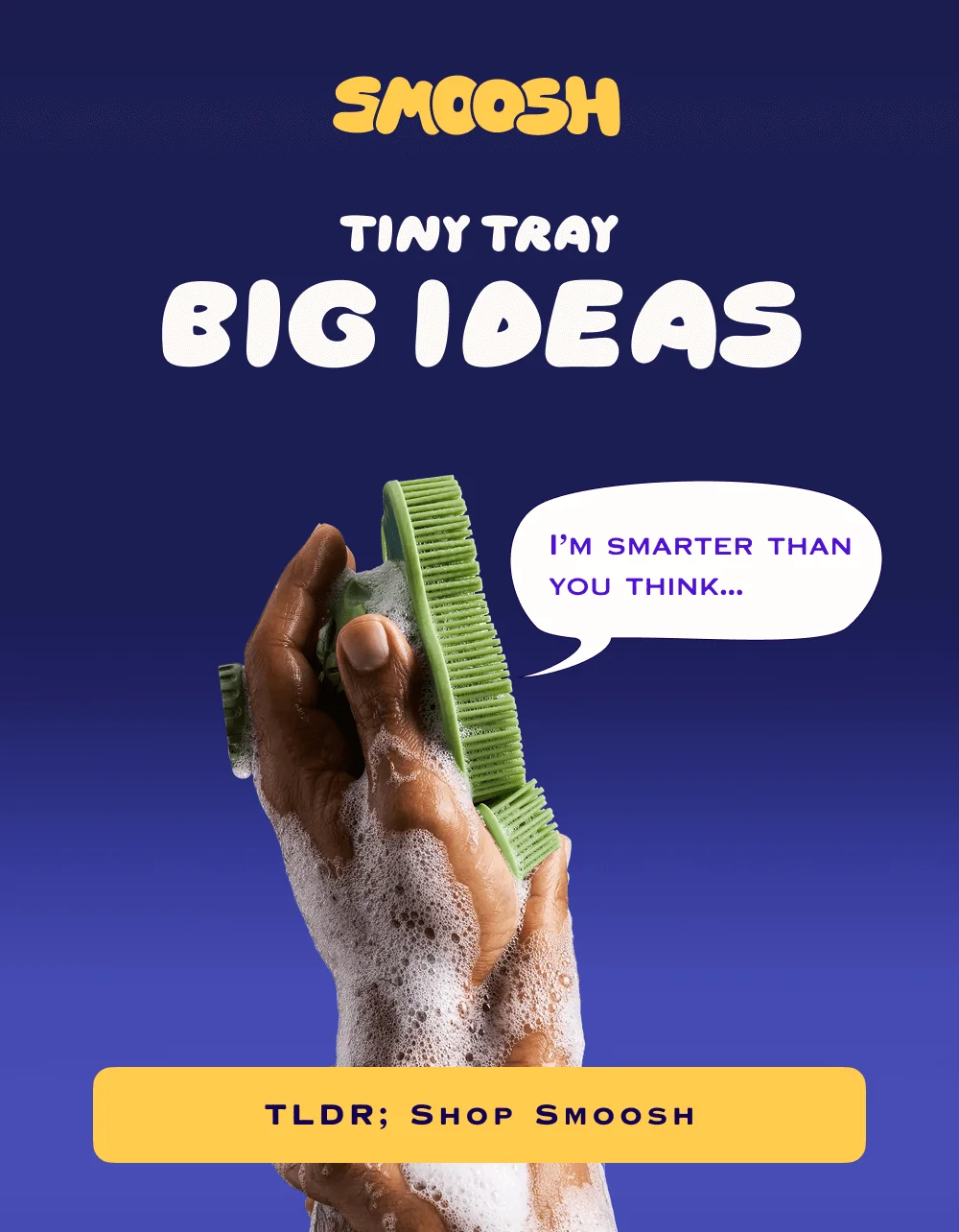 Tiny Tray Big Ideals, I'm smarter than you think... TLDR: Shop Smoosh