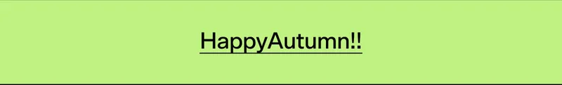 HappyAutumn!!