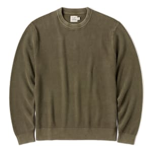 Lightweight Garment Dyed Crewneck Sweater