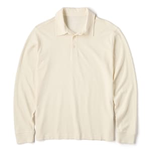 Vintage Slub Long Sleeve Polo