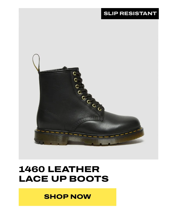 1460 DM'S WINTERGRIP LEATHER LACE UP BOOTS