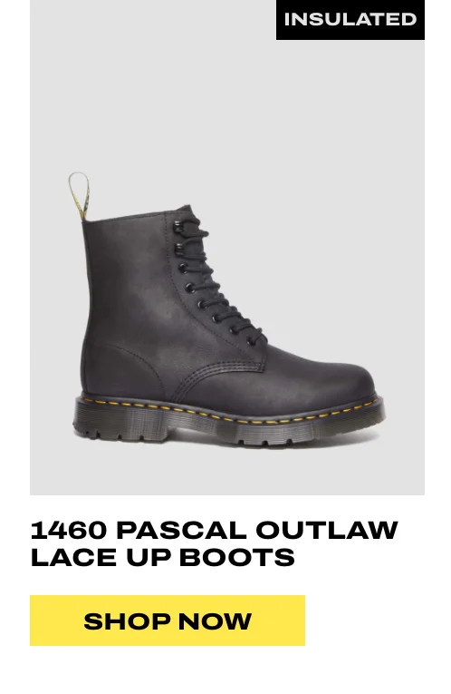 1460 Pascal Wintergrip Outlaw Leather Lace Up Boots