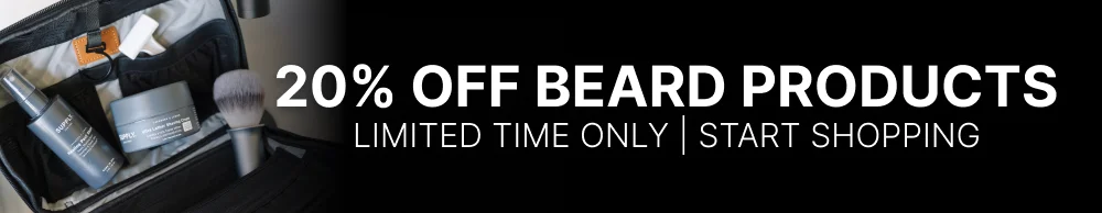 20% OFF for World Beard Day