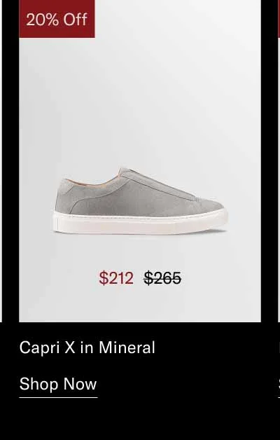 Capri X in Mineral. Shop Now