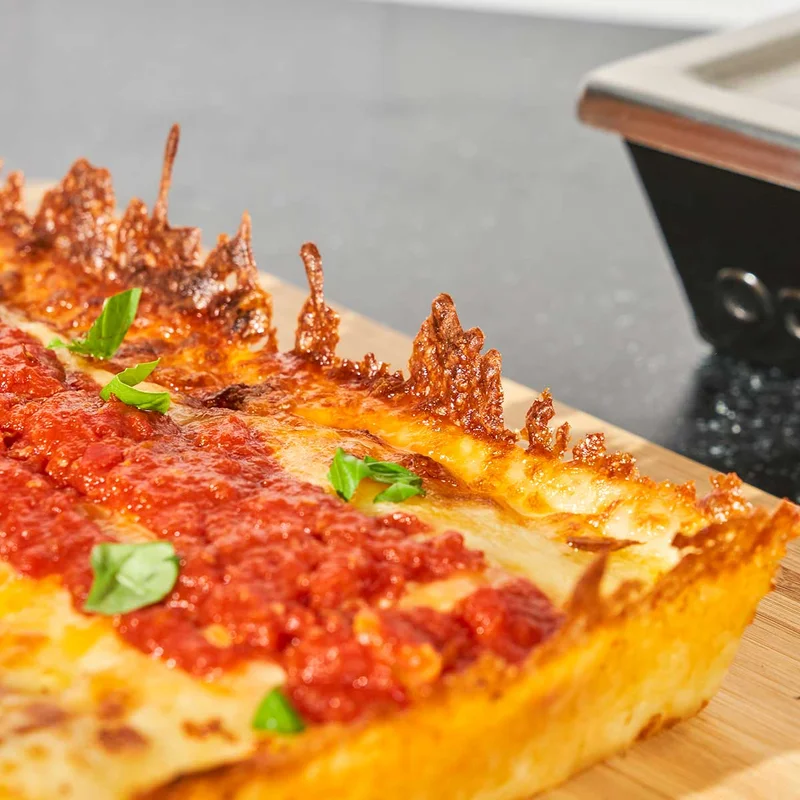 Cheese Crowned Detroit-style Pizza