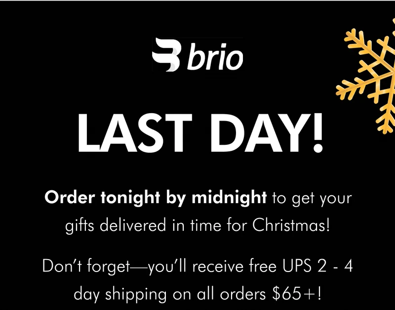Get your order in by December 18th for Christmas deliveries.