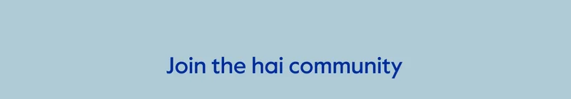 Join the hai community
