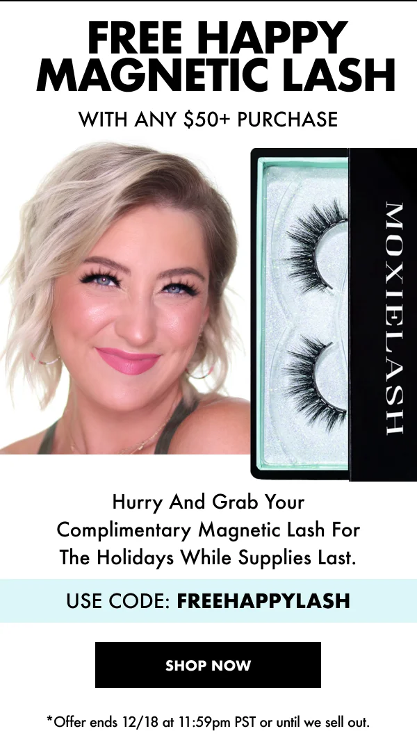 Free happy magnetic lash