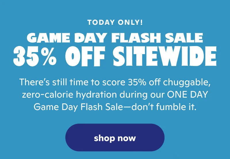 GAME DAY FLASH SALE